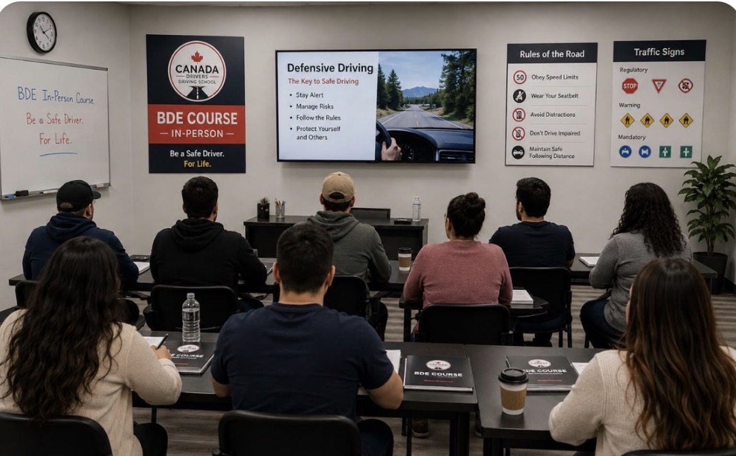 In-person BDE classroom