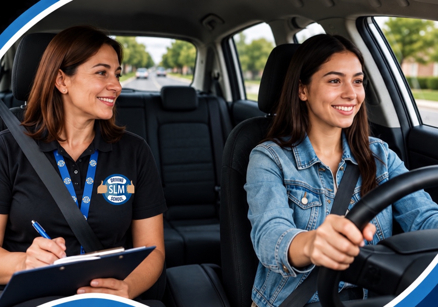 SLM Driving School in-car lesson