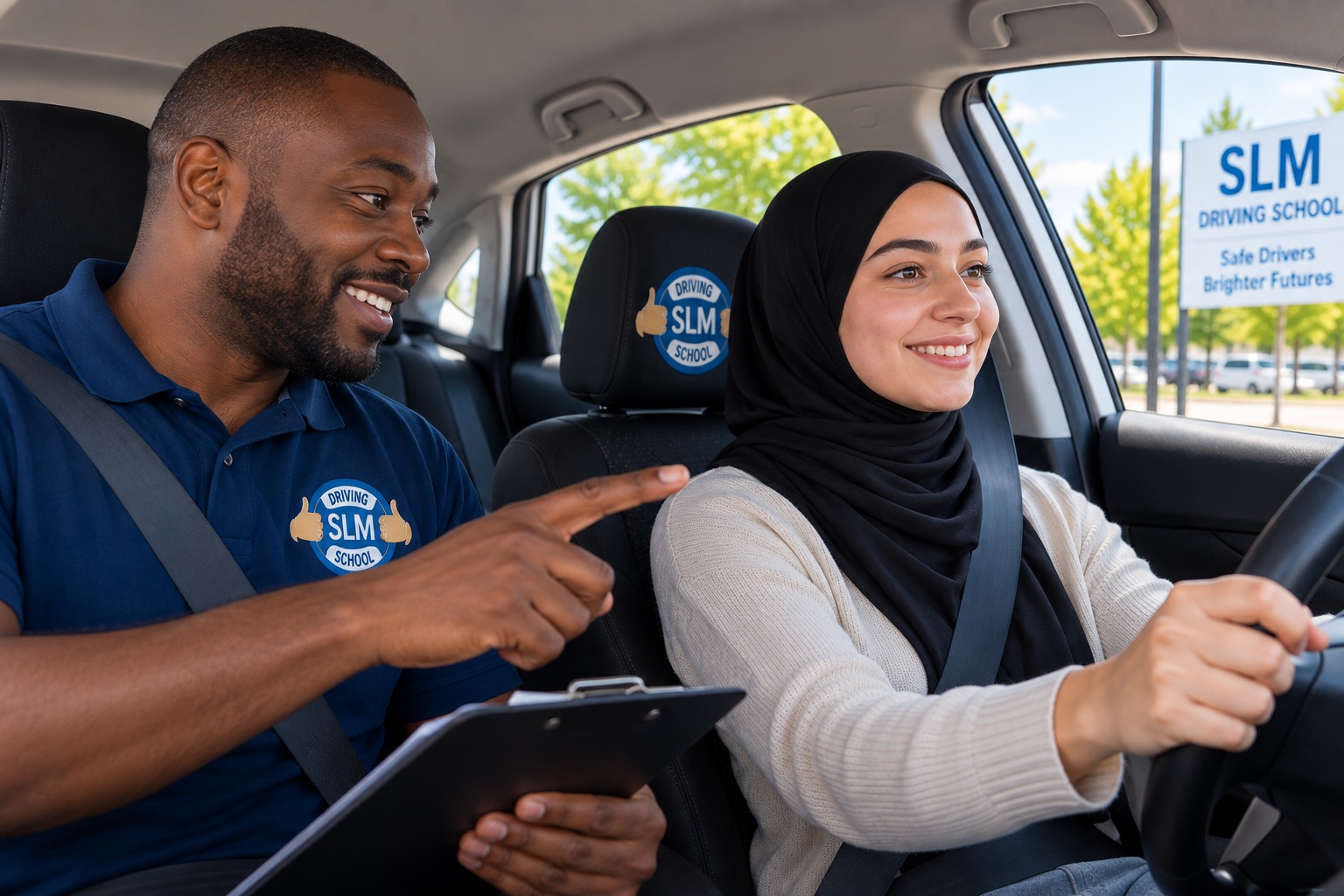 SLM Driving School training